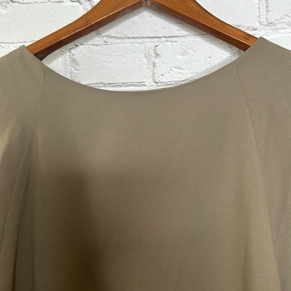 Seventy Mushroom Tan Colored Long Sleeve Dress Size Large Excellent Condition - Picture 10 of 15